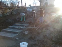 Rekonštrukcia chodníka do kostola